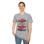 1965 Olds 442 Muscle Car T-Shirt | Classic Red Illustration