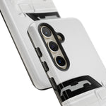 White NSX Phone Case, Retro 90s JDM Supercar Cover, Gift for Car Lovers