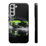 Lime Green 2022 GT500 Phone Case, Smoke Studio Reflection Cover