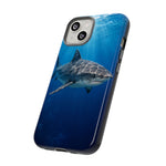 Tiger Shark Phone Case, Dappled Blue Water Tough Cover
