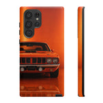 Orange Cuda Phone Case, 71 Classic Muscle Car Tough Cover