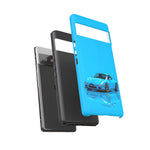 RX-7 Cyan Studio Phone Case Studio Color Match Car Art
