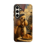 Poodle in Beret Phone Case | Vintage Paris Café Illustration