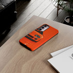 Orange Supra Phone Case, MK4 90s JDM Legend Tough Protective Cover for Men