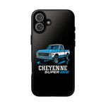 Chevy K10 Cheyenne Super Blue Classic Truck Tough Phone Case
