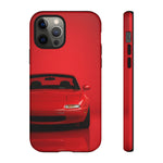 Red Miata Phone Case, NA MX5 90s JDM Roadster Tough Cover