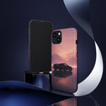 C8 Corvette Silhouette Pastel Horizon Case