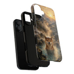 Shiba Inu Forest Hot Spring phone case | Tough Cases