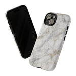White Marble Pattern Phone Case | Tough Cover