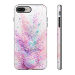 Pastel Galaxy Glitter Splash phone case | tough cover