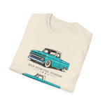 Vintage 1964 Chevy C10 Pickup Truck T-Shirt | Classic Lowrider Illustration