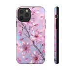 Pink Chrome Cherry Blossom Phone Case | Tough Cover