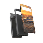 73 Chevy C10 Square body Truck Two-Tone Sunrise Tough Phone Case