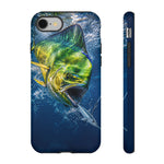 Mahi Mahi Phone Case, Saltwater Fishing Strike Tough Cover for Men