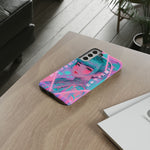 Neon Cyber Geisha phone case | Tough Case
