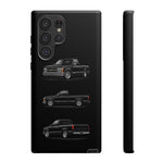 Black Silverado Classic Pickup Tough Phone Case for Chevy Truck Fans