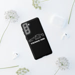 Third Gen Trans Am outline car Tough Phone Case racing graphic