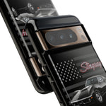 C3 Stingray Phone Case Black Sports Car Tough Cover Gift
