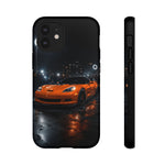 Orange C6 Neon Car Meet Tough Phone Case