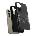 Black Sports Car Illustration 2023 Challenger SRT phone case | Car Drift Reflection