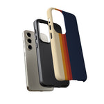 Retro Rainbow Stripe Phone Case | Tough Phone Case