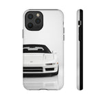 White NSX Phone Case, Retro 90s JDM Supercar Cover, Gift for Car Lovers