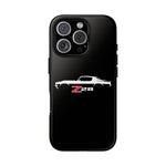1970 Camaro Z28 White Silhouette Tough Phone Case Cover Gift