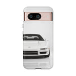 White NSX Phone Case, Retro 90s JDM Supercar Cover, Gift for Car Lovers