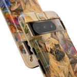 Guilty French Bulldog Phone Case, Confetti Watercolor Cover