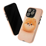 Pomeranian Kawaii Puffball Chibi Pet Dog Art Tough Phone Case