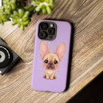 French Bulldog Bat Ears Kawaii Pet Dog Art Tough Phone Case