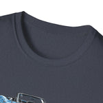 Blue Classic 1967 Corvette Convertible T-Shirt | Sports Car Illustration