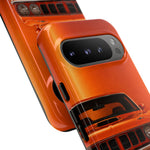 Orange Cuda Phone Case, 71 Classic Muscle Car Tough Cover