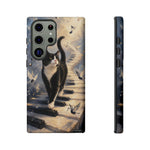 Piano Cat walking on keys Tough Case | Phone cover, musical cat art