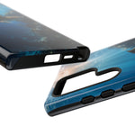 Cobia Reef Phone Case, Shaft of Light Ocean Fishing Tough Cover
