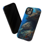 Grouper Reef Phone Case, Sunbeam Ledge Marine Art Tough Cover