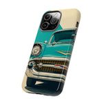 1957 Bel Air Turquoise Retro Tough Phone Case Classic Car Art Cover