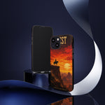 Western Sunset Cowboy Phone Case | Rugged Protective Cover