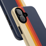 Retro Rainbow Stripe Phone Case | Tough Phone Case