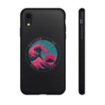 Great Dream Wave Circular Badge Vaporwave Phone Case – Japanese Aesthetic