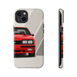 Fox Body Mustang Four-Eye Red Tough Phone Case