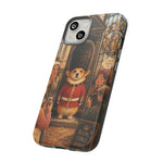 Corgi Royal Guard phone case | Cute British corgi soldier illustration