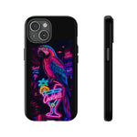 Neon Parrot Cocktails phone case | Tough Cases