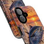 Bluefin Tuna Leaping at Sunset Fishing phone case | Tough Cover