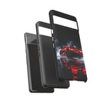 Z06 C8 Phone Case, Red Smoke Studio Reflection Cover