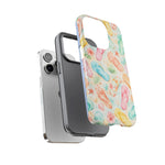Watercolor Flip Flops pattern Tough Case | Beach Shells Phone Cover