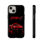 Red ZR1 C8 Phone Case for Chevy Fans, Tough Cover