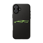 Lime Green C8 Corvette Phone Case for Chevy Fans, Tough Protective Cover