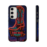 Neon Cowboy Boot phone case | High Noon Saloon design