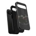 Grand National Phone Case, Black 87 Muscle Car Stripe Studio Cover